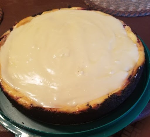 berry cheesecake with ganache on (2)